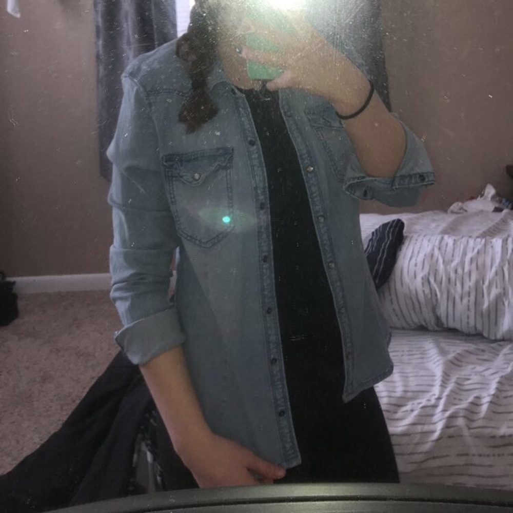 Button down long sleeve shirt